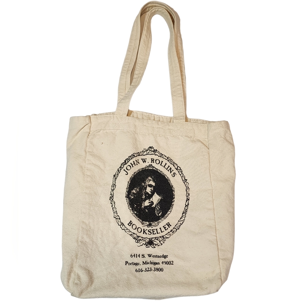 Portage MI Reusable Canvas Tote Bag from John W Rollins Bookseller